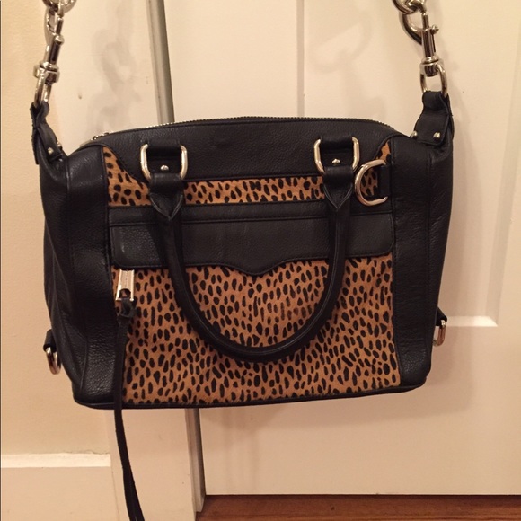 rebecca minkoff animal print bag